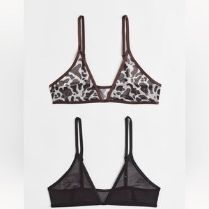 H&M 2-pack mesh bra set